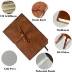 Deckle-Edge Watercolour Sketchbook — 100% Cotton, 300 GSM, 24 Sheets