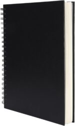 Hardbound Spiral Sketch Book 8.5 x 11 Inch — 80 Sheets, Acid-Free