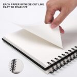 Hardbound Spiral Sketch Book 8.5 x 11 Inch — 80 Sheets, Acid-Free