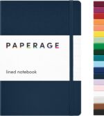 Lined Journal Notebook 5.6 x 8 Inch — 160 Pages, 100 GSM, Navy