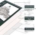 Mini Spiral Sketch Book 5.5 x 8.5 Inch — Pack of 10, 300 Sheets