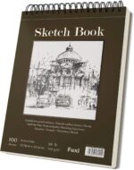 Spiral Sketch Book 9 x 12 Inch — 100 Sheets, Acid-Free Drawing Paper