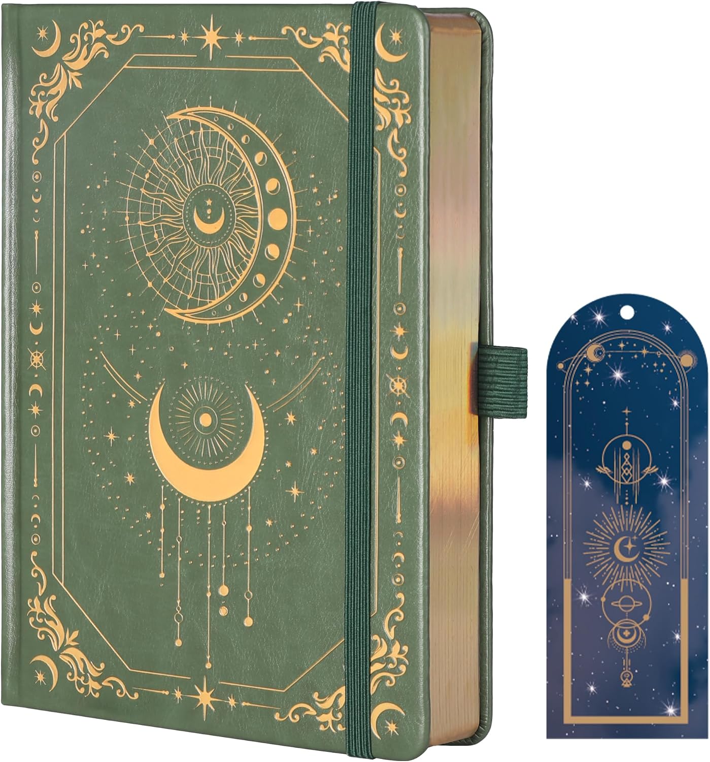 TIEFOSSI Line Journal Notebook for Women Men, 316 Pages,8.3x5.8 IN | Hardcover A5 College Ruled Notebook for Writing,Vintage Diary with Bookmark, for Work School, Note Taking - Image 7