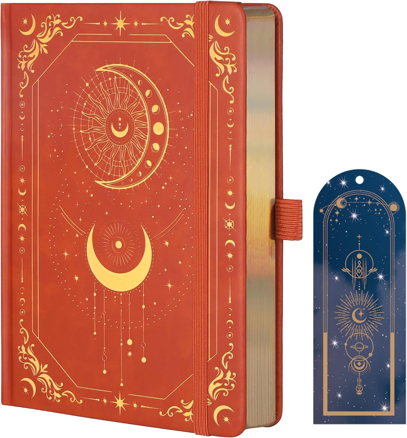 TIEFOSSI Line Journal Notebook for Women Men, 316 Pages,8.3x5.8 IN | Hardcover A5 College Ruled Notebook for Writing,Vintage Diary with Bookmark, for Work School, Note Taking - Image 10