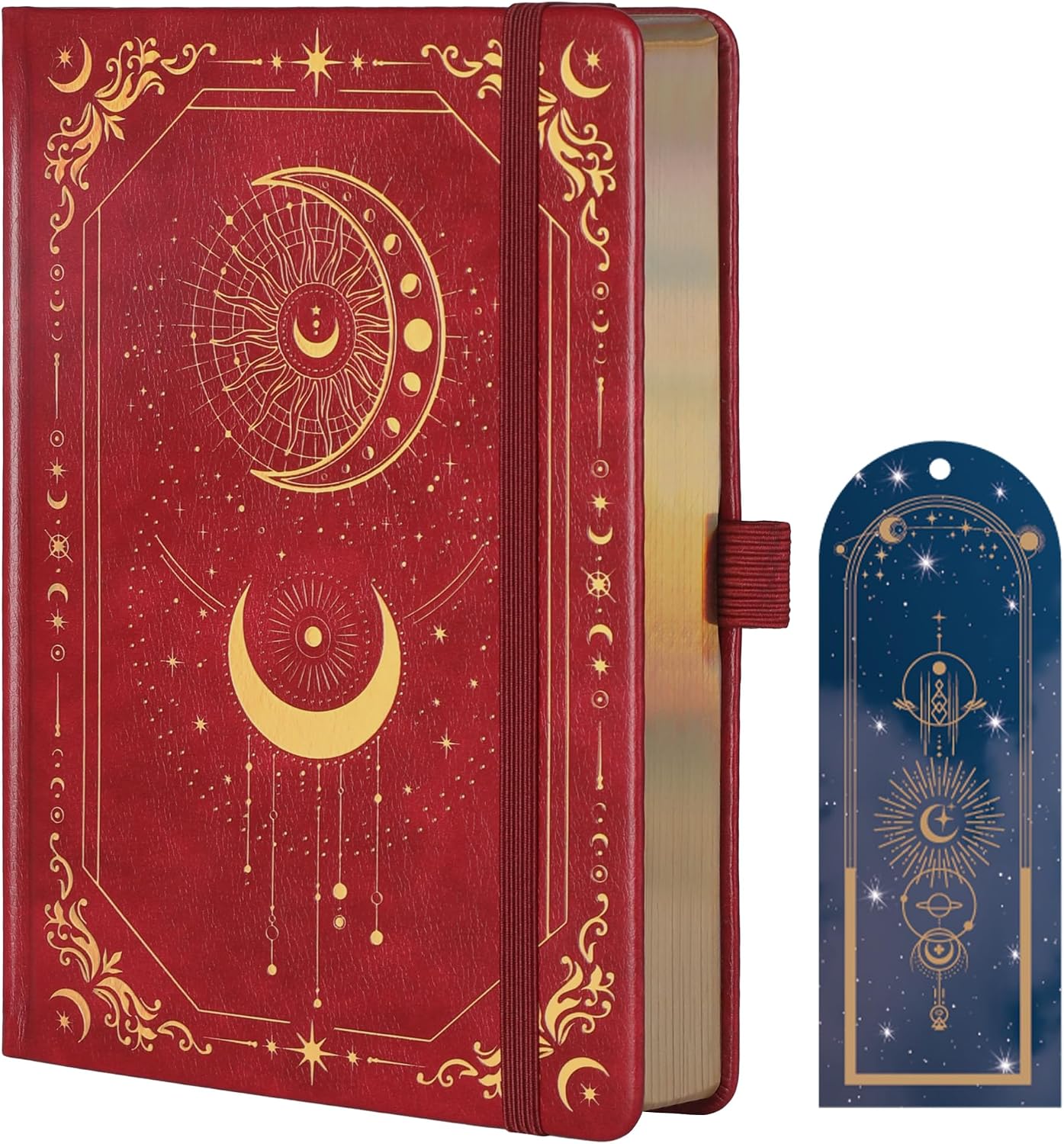 TIEFOSSI Line Journal Notebook for Women Men, 316 Pages,8.3x5.8 IN | Hardcover A5 College Ruled Notebook for Writing,Vintage Diary with Bookmark, for Work School, Note Taking - Image 8