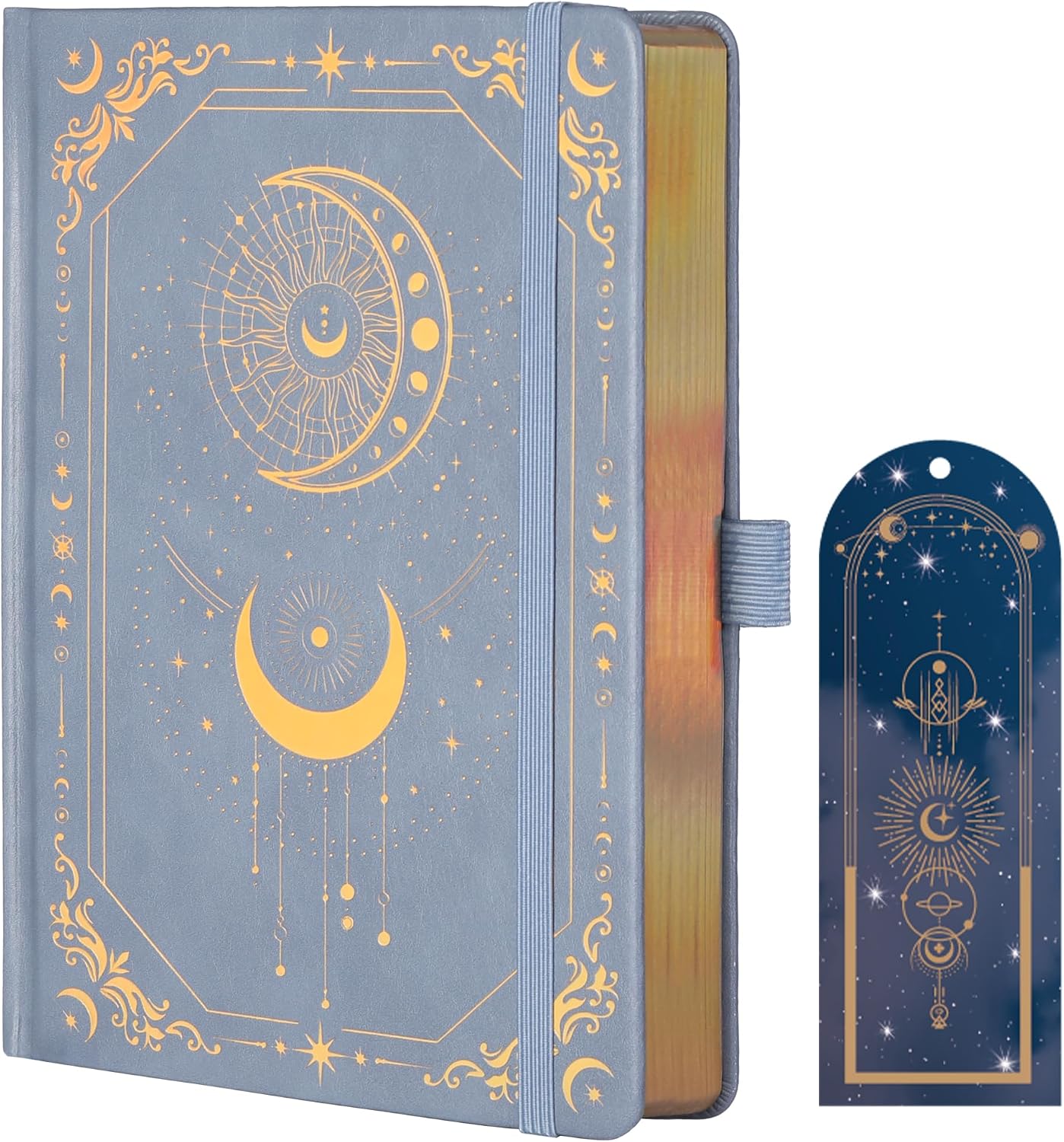 TIEFOSSI Line Journal Notebook for Women Men, 316 Pages,8.3x5.8 IN | Hardcover A5 College Ruled Notebook for Writing,Vintage Diary with Bookmark, for Work School, Note Taking - Image 11