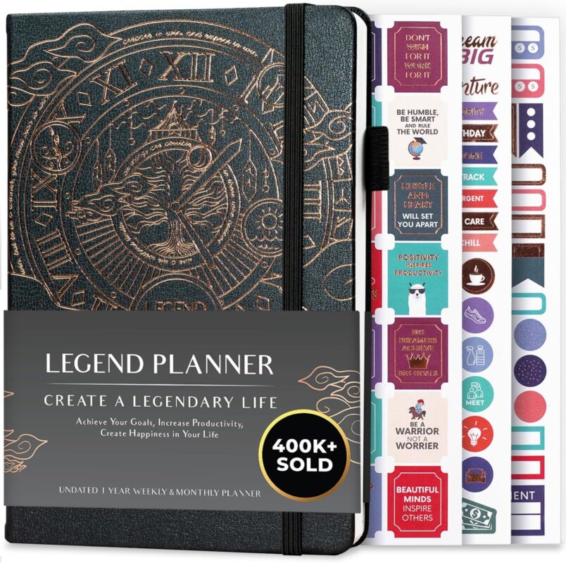 Undated Weekly and Daily Goal Journal A5 — 120 GSM, Mystic Grey