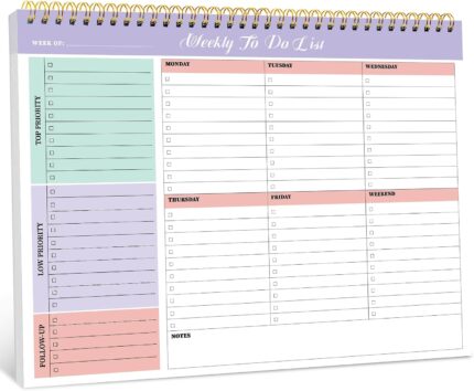 Undated Planners and Notepads