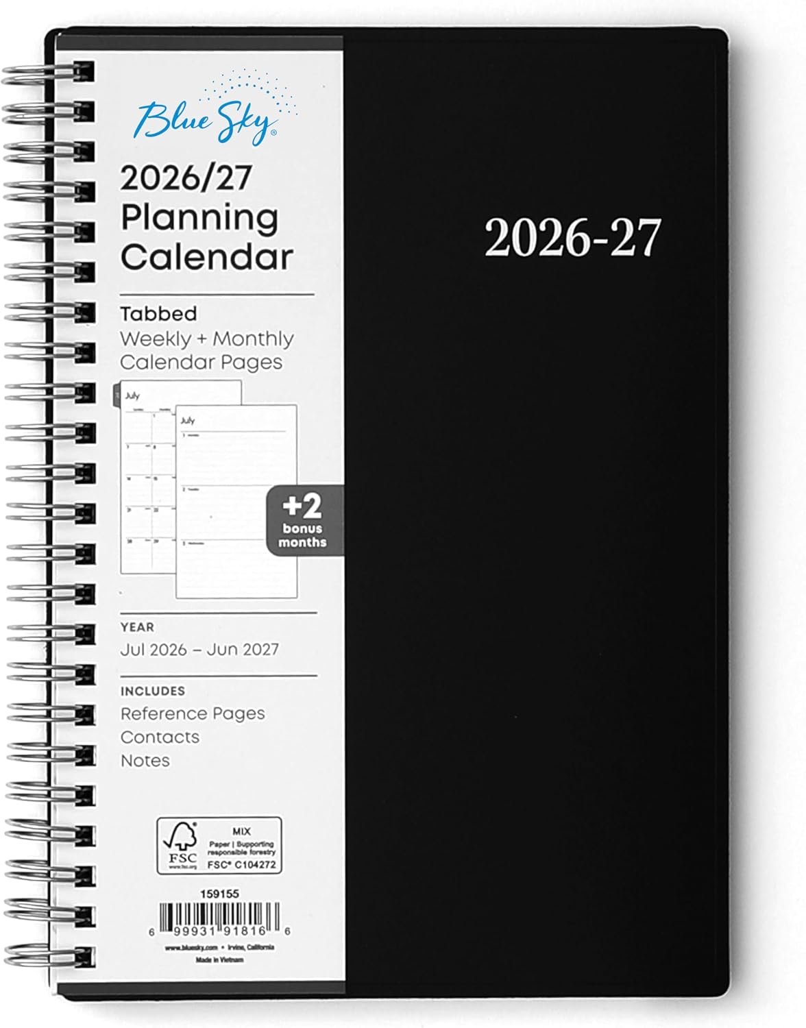 Weekly and Monthly Academic Planner 5 x 8 Inch — Wirebound, 2026–2027 Weekly and Monthly Academic Planner 5 x 8 Inch — Wirebound, 2026–2027